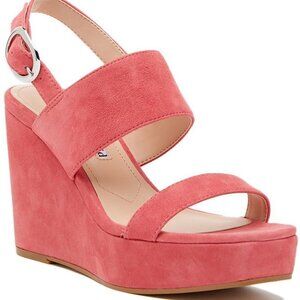 𝅺w381 Charles David Jordan Wedge Shoe 7 M